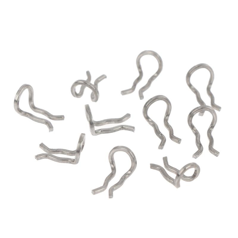 10Pcs Durable Stainless Steel Bike Disc Brake Caliper Spring Clips For Fixing Screw Pins Spring Clips Cycling Parts Accessories