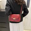 Stylish Spring Summer Women's Shoulder Bag Elegant Pu Small Square Handbag For Everyday Use