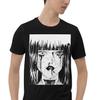 Creepy Anime Girl Horror Harajuku Kawaii Short-Sleeve Unisex T-Shirt Mens Womens Tees Top