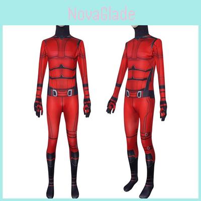 Νυχτερινός Διάβολος Ήρωας Κοστούμι Cosplay Unisex Αναγεννημένος Υπερήρωας Κορμάκι Για Εκδηλώσεις Αποκριών