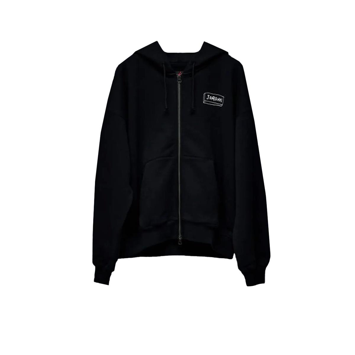 Air Jordan x Union x Fragment Full-Zip Up Hoodie Black Pale Ivory Men s IR0641-010 S