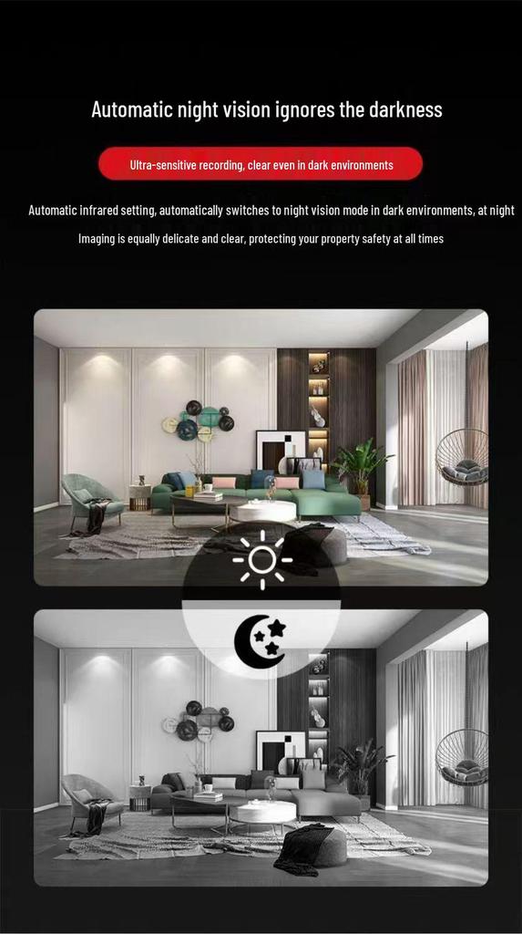 Ultra HD Wireless Indoor/Outdoor Camera with Mobile Phone Connectivity and Remote Network-Free Monitoring