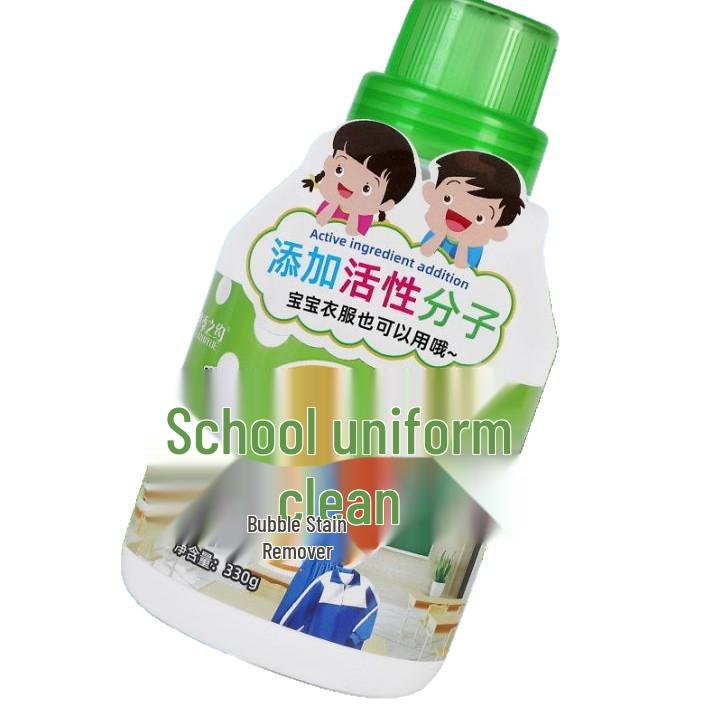 Authentic School Uniform Cleaner: Salt Bubble Stain Remover & Whitener