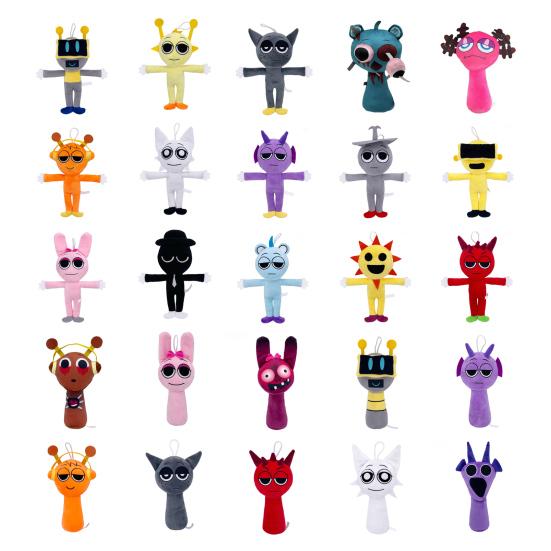 Παιχνίδι Λούτρινο Μαλακό Γεμιστό Ζωάκι Μαξιλάρι με Γέμιση από PP Βαμβάκι Κούκλα με Χαριτωμένο Χαρακτήρα για Παιδιά Φανς