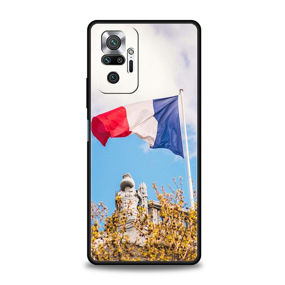 Phone Case For Xiaomi Redmi Note 14 13 12 5G 11 10 Pro Plus 4G 9S 9 14C 13C 12C 10C 9C 9A Soft TPU Cover National Flag RU FR UK
