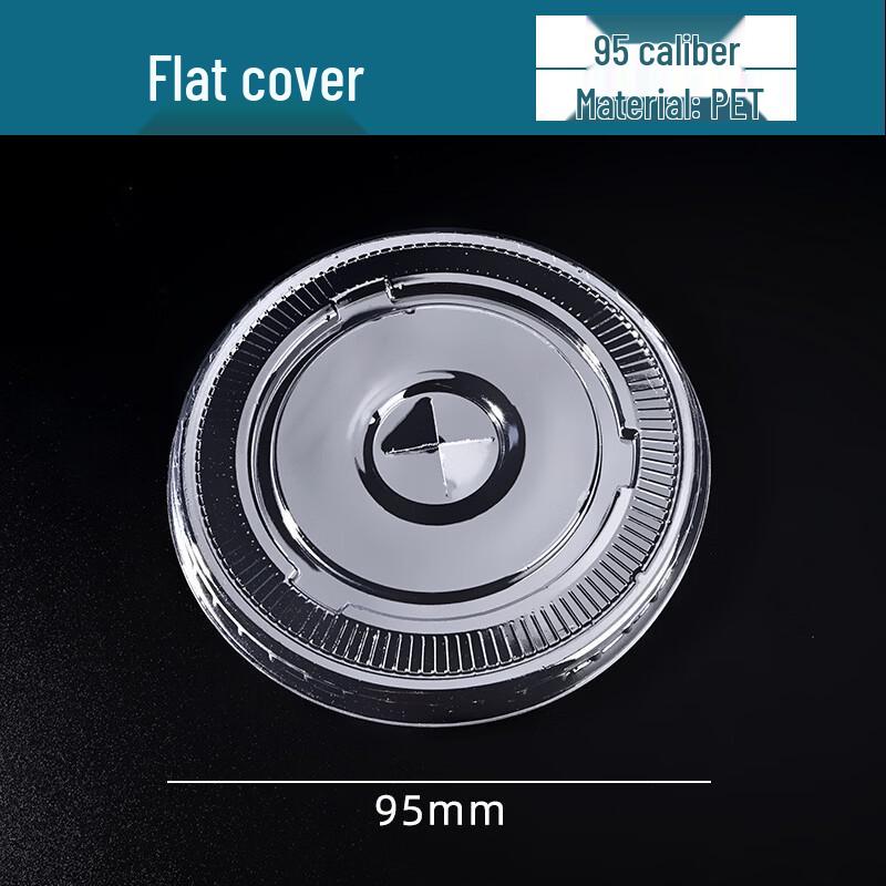 Handun 95mm Disposable Aluminum Foil Cups with Flat Lids