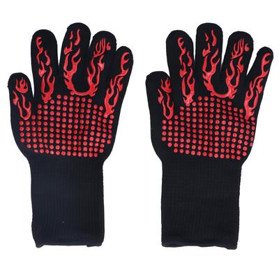 800 ℃ Heat Resistant Gloves Washable Insulation Fireproof Gloves for Outdoor BBQ Grilling