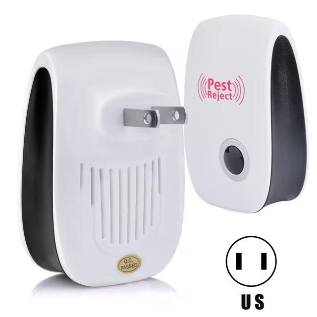 Insect repellent; electronic ultrasonic insect repellent; cockroach killer; insect control device; household mosquito repellent