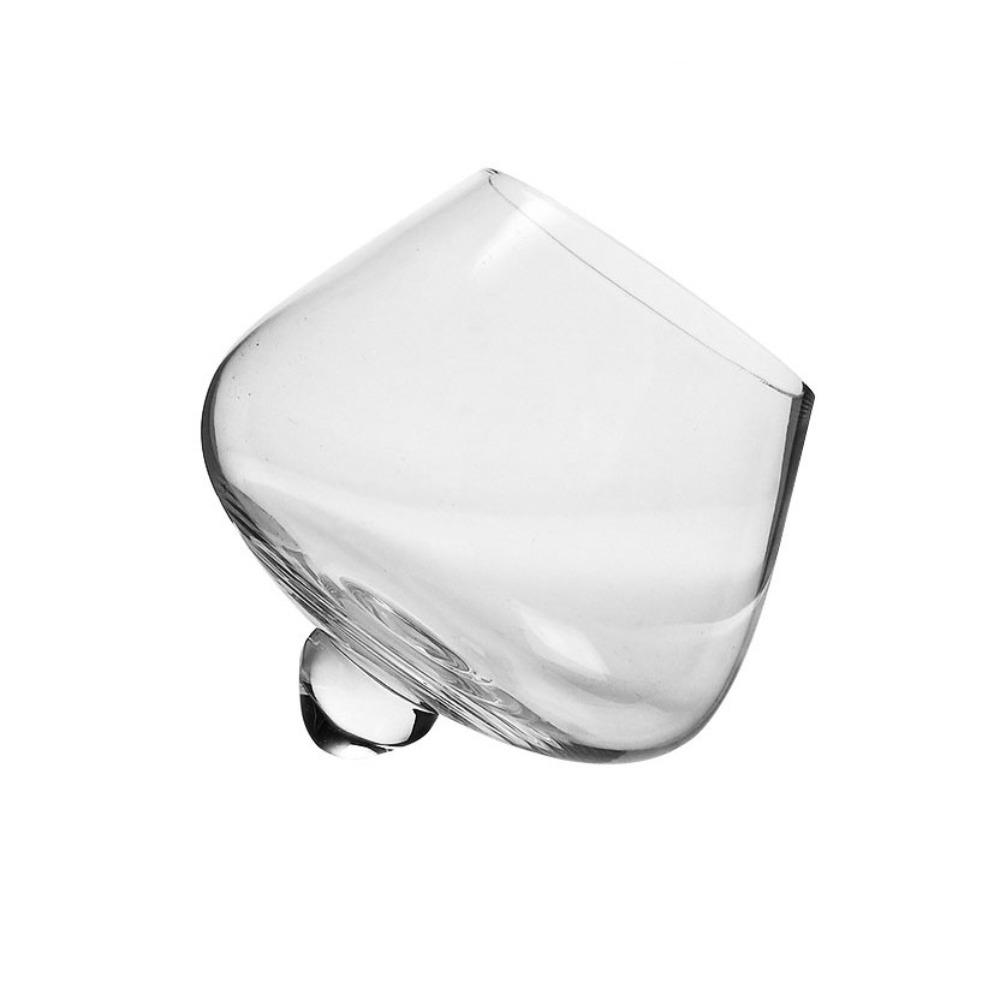 Rotating Irregular Whiskey Wine Glass Transparent Whiskey Liquor Glasses Cognac Glasses Cup  Beer