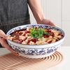 Blue and White Porcelain Large Soup Noodle Bowl