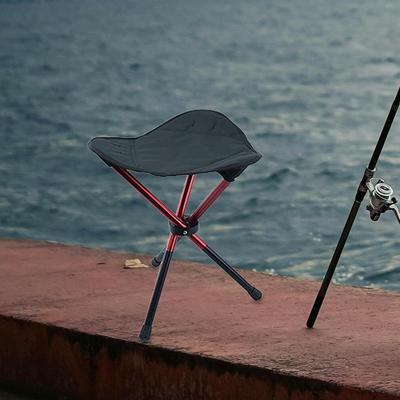 Camping Hocker Stuhl Klappbar Dreibein Schwerlast Erwachsene Tragbarer Sitz Sitzen für Strand
