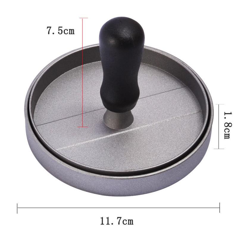 Hamburger Patty Maker Presse Antihaftend Keine Verformung Manuell Rund Reisball Langlebig Tragbar Praktisch Küche Rindfleisch BBQ Werkzeuge