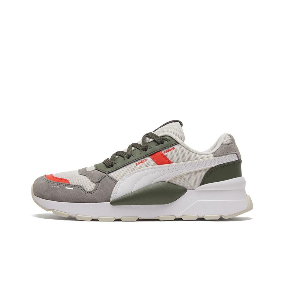 Puma Rs 2.0 Zimowy Materiał Skóra Klasyczne Wszechstronne Amortyzujące Wytrzymałe Niskie Buty Lifestyle Codzienne Trampki Unisex Szaro-dymny 374013-03