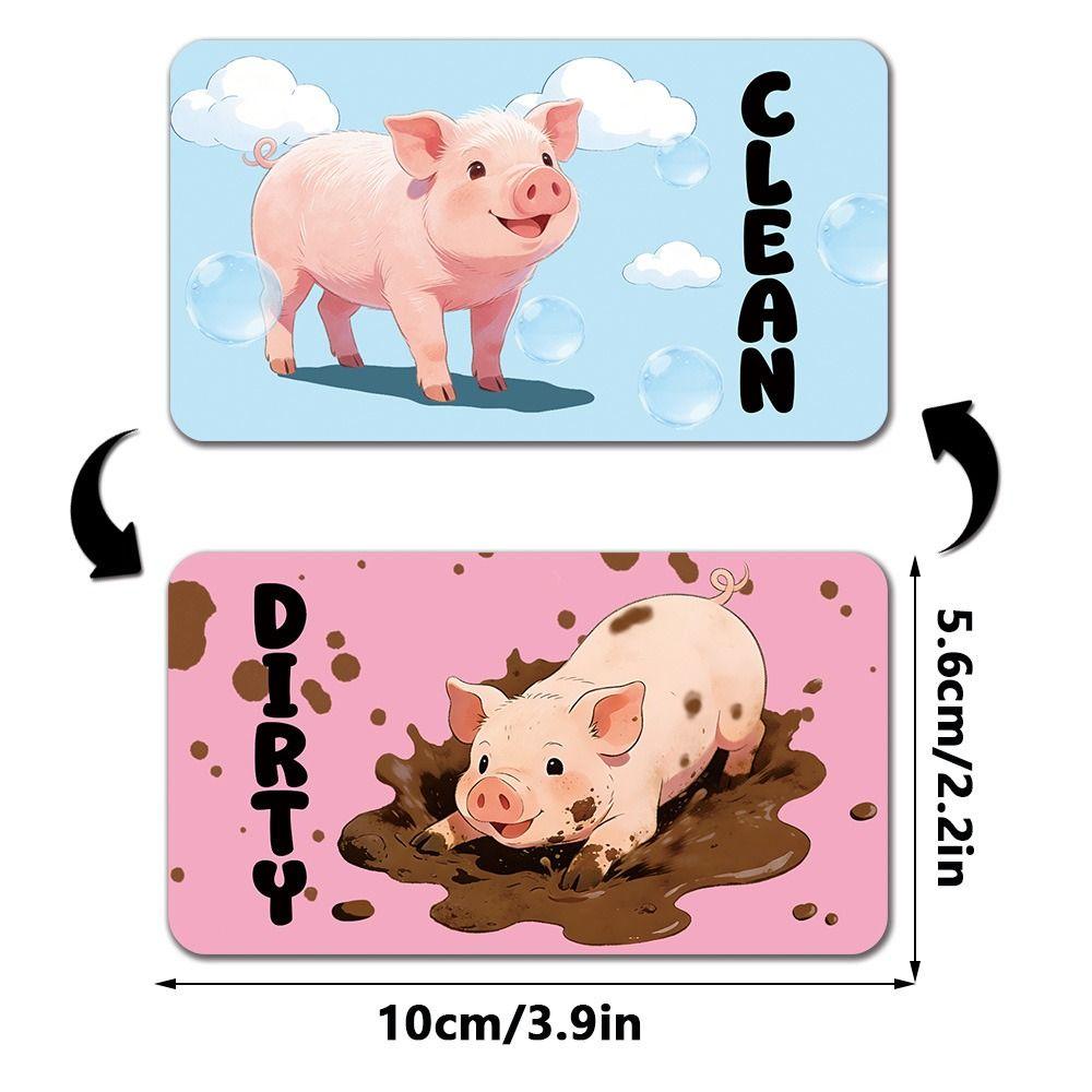 Cartoon Animal Dishwasher Stickers Non-Scratch Dishwasher Sticker Household Use