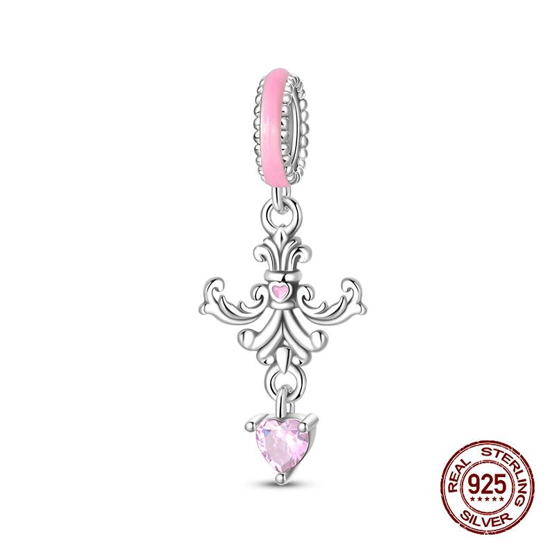 

Милые медные шармы-бусины серии «Розовая принцесса» для чаепития, подходят для оригинальных браслетов 3 мм, DIY-украшения, подарки на день рождения