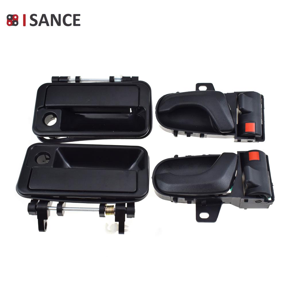 4 Pcs Outside Exterior & Interior Ide Door Handle Front Left Right Kit For Suzuki Swift & Geo Metro 1992 1993 1994 8311065E00