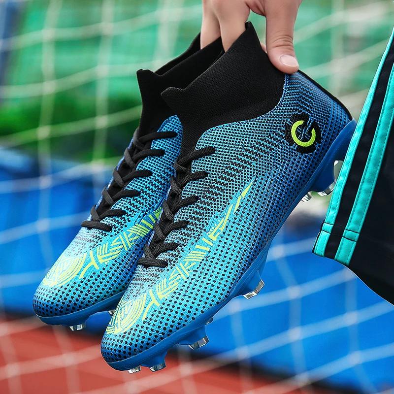 Fashion Men Professional Original Society Football Boot TF-FG Turf Training Futsal Court Artificial Grass Football Boot for Teen