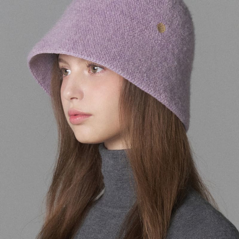 

WHITE SANDS Fluffy Wool Knit Bucket Hat La Rochelle (4 colors) Mocha_Free