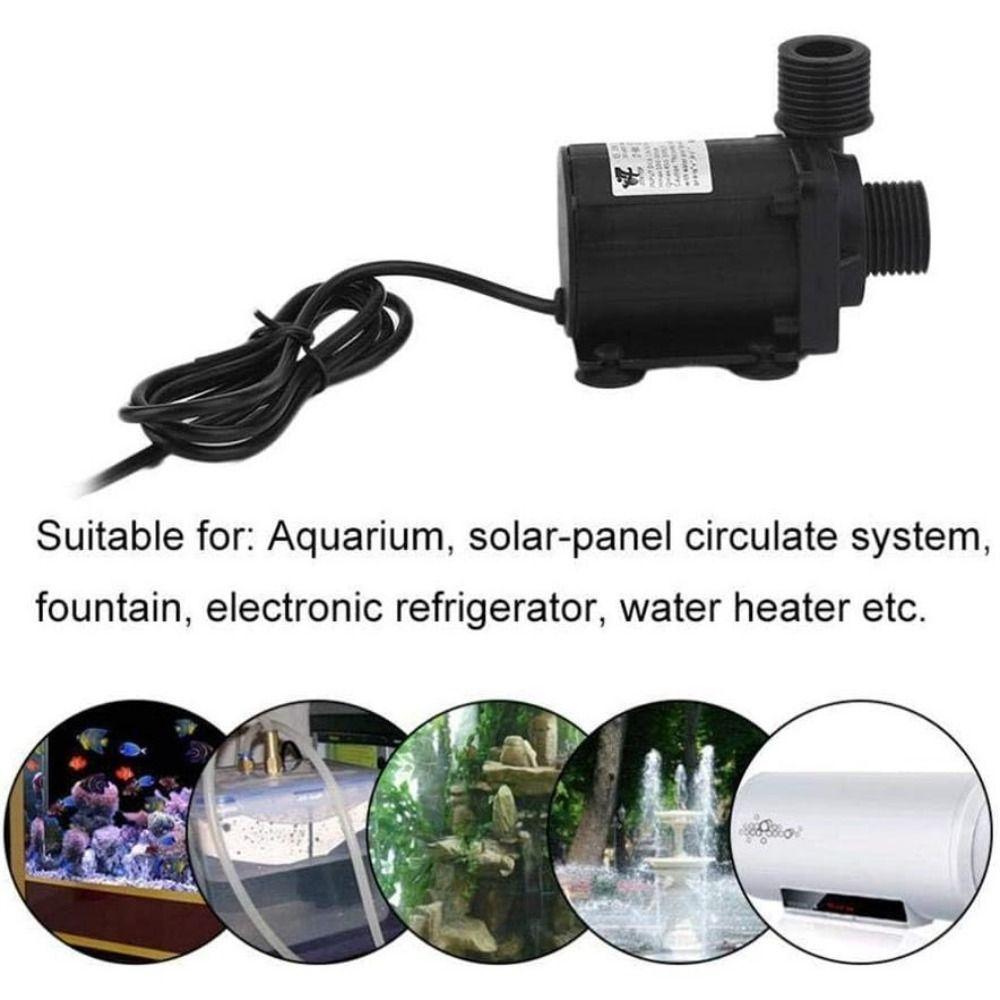 DC12V/24V Centrifugal Pump 800L/H Water Pool Pump Portable Micro Submersible Pump  Heater