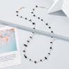 European and American fashion simple stone chain glasses chain, women's anti-lost neck lanyard glasses chain