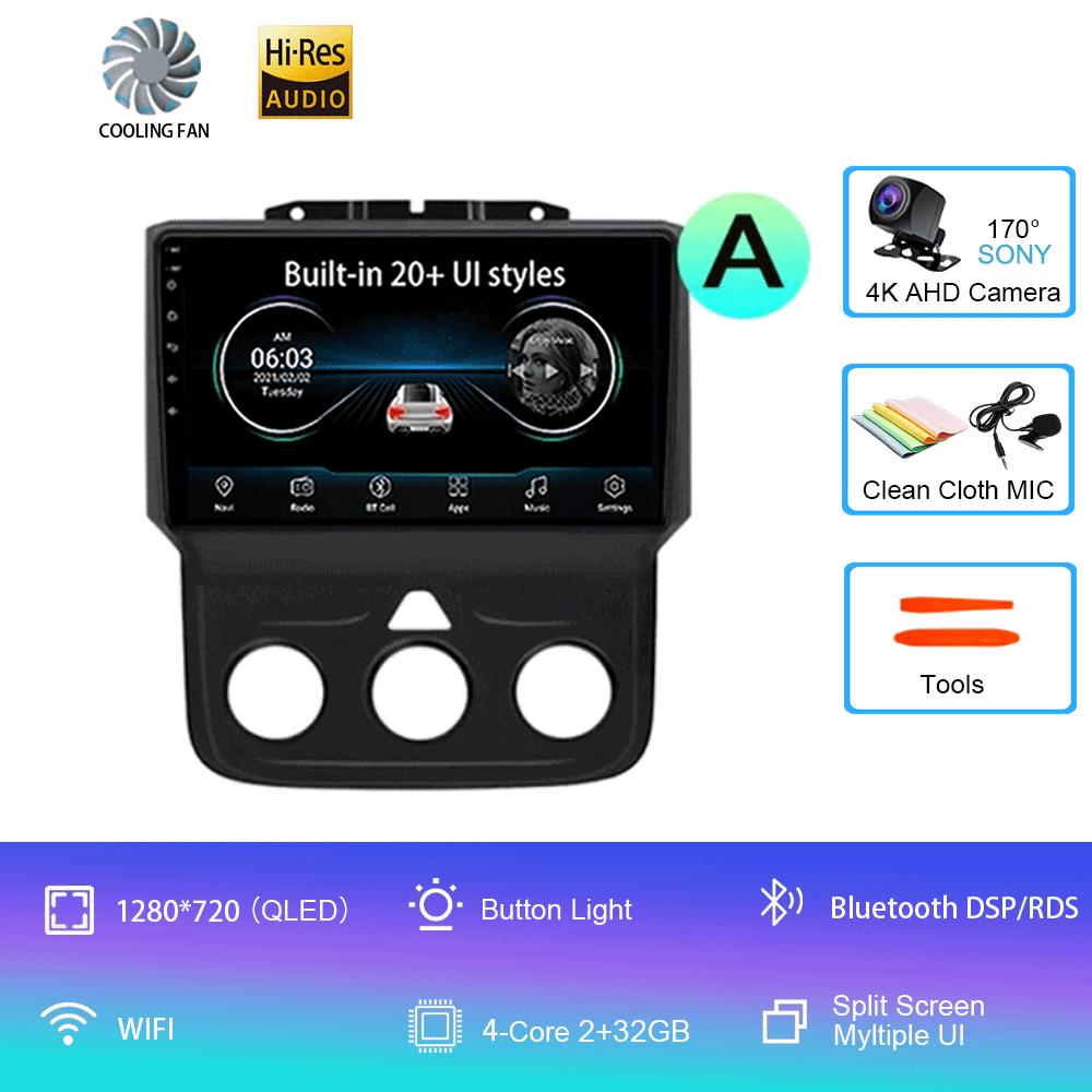 

Android 14 автомобильное радио для T Dodge Ram 1500 2500 3500 2013-2018 мультимедийный стерео видеоплеер WiFi 4G Carplay Auto GPS навигация CHINA