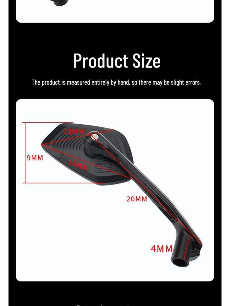 Weitwinkel-Rückspiegel für CFMOTO 450MT/800MT und Zongshen DSX525