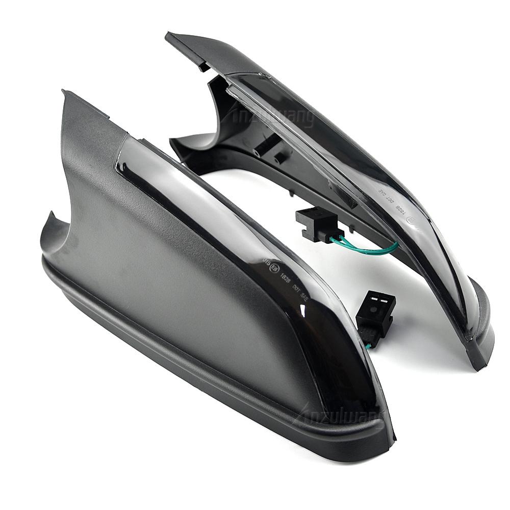 2x For Skoda Octavia 2004-2010 VW Polo mk4 FL Vento 2005-2010 LED Rearview Mirror Indicator Blinker Dynamic Turn Signal