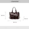 Vintage Washed PU Leather Women's Tote Shoulder Bag Large Capacity Crossbody Bag for Casual Office Use Travel Handbags Pocket