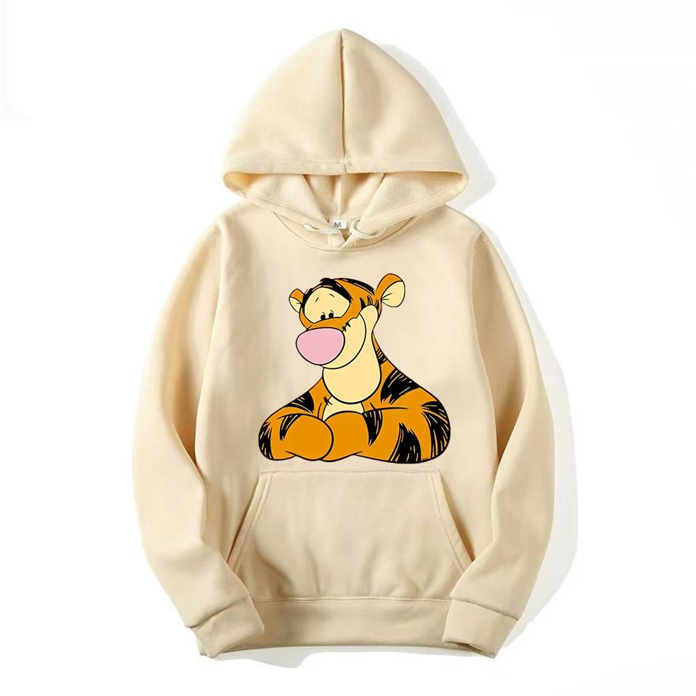 Nová Disney Kreslená Anime Dámská Mikina Přes Hlavu Jaro Podzim 2024 Nová Pánská Nadměrná Mikina Ležérní Pár Mikina Oblečení Topy