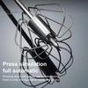 Edelstahl Halbautomatischer Schneebesen Hand Push Ei Schneebesen Mixer Milchaufschäumer Mixer Schneebesen für Schnelles Rühren Whisking Schlagen