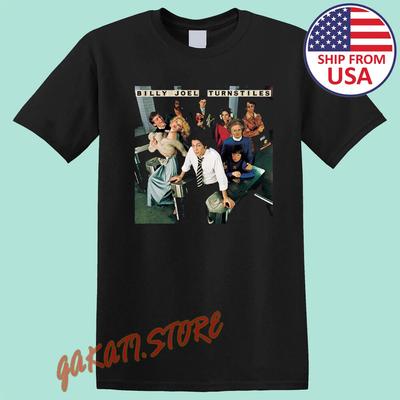 Billy Joel Turnstiles Uomo Nero Taglia S-5XL