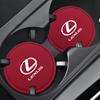 2026 Hot Interior Stickers Car Coasters Leather Cup Holder Anti Slip Pads For Lexus RX330 IS250 Ct200h ES300h RX350 IS300h GS300