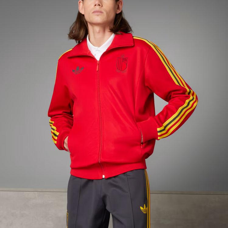adidas Originals Belgium Beckenbauer Track Top Men Jacket Red IT7801