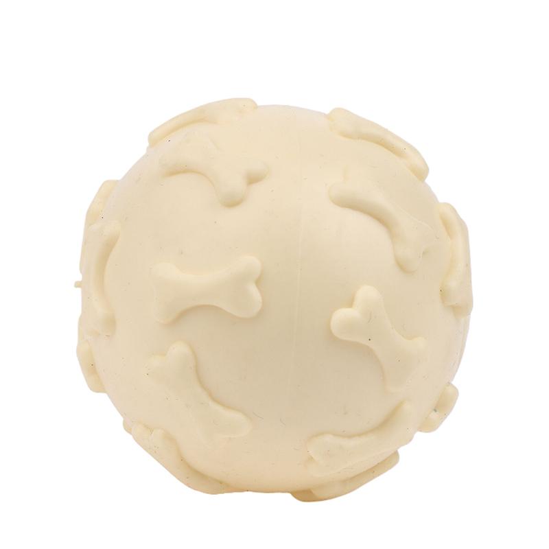 

Игрушка для питомца Интерактивные игрушки для собак Пищащая резиновая игрушка для собак Мяч Дизайн с мультяшным отпечатком лапы Мелкие породы Прочная Жевательная Здоровье зубов