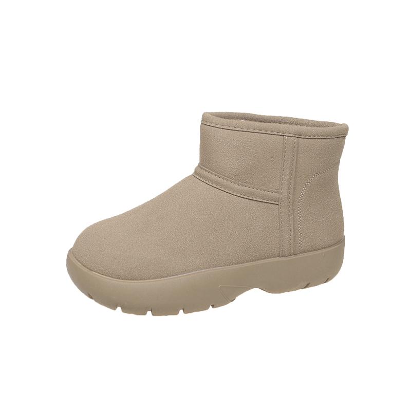 

2024 Горячая Распродажа Уличные Женские Ботинки Зимние Теплые Плюшевые Повседневные Удобные Нескользящие Однотонные Женские Зимние Ботинки Botines Mujer 40 хаки
