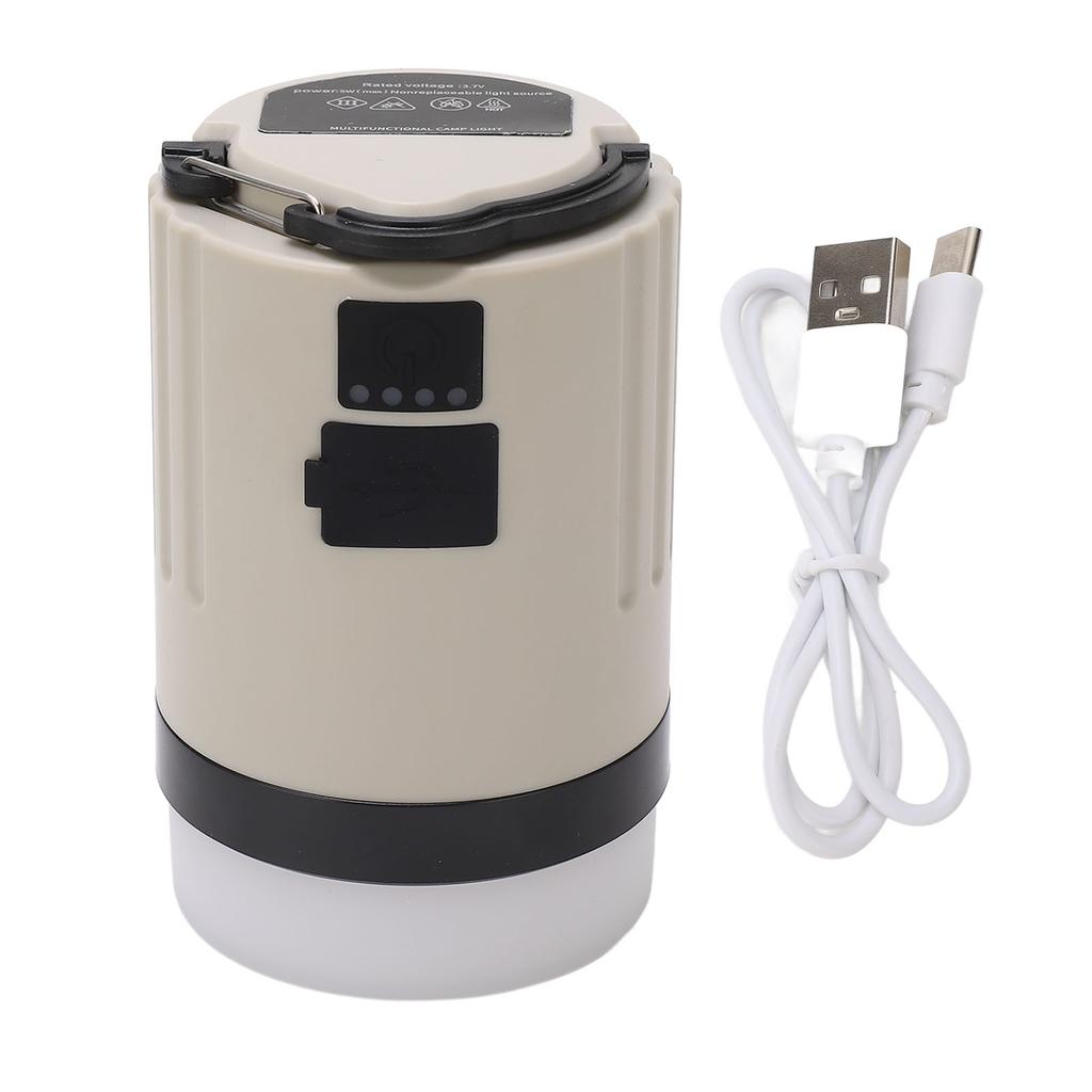 Outdoor Camping Lamp LED USB Rechargeable Tent Emergency Remote Control Hanging Light Portable L with Built In Battery