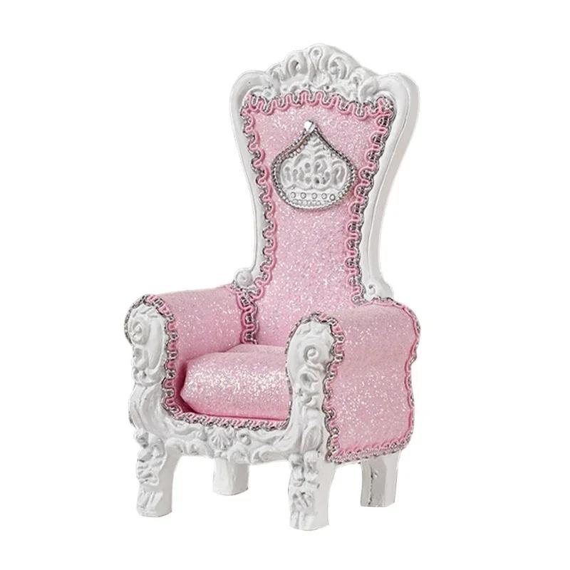 16cm Mini Handmade Sofa For OB11 Doll Jewelry Display Stand Kawaii Dollhouse Accessories Desk Home Decr Gift