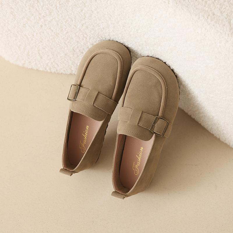 Fashion CRLAYDK Fashion Women's Casual Loafers Slip On Flat Shoes Comfort Penny Dressy Ladies Work Walking Office Suede Moccasins