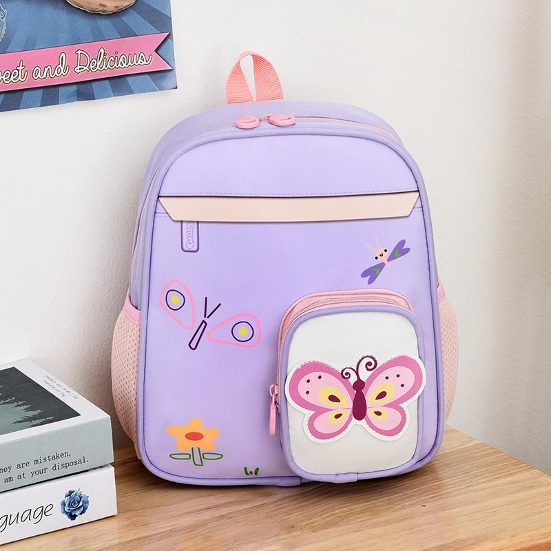 Children's Kindergarten Schoolbag Lightweight Backpack Large Capacity Cartoon Schoolbag 3-6 Years Old
