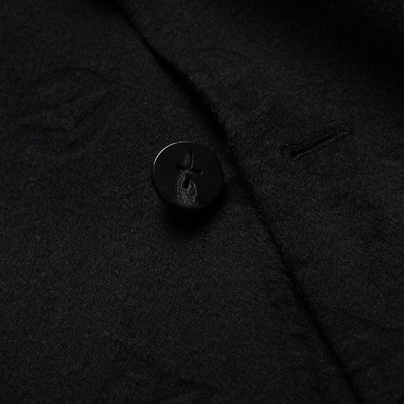 Autumn and Winter All-wool Double-sided Tweed Suit Men's Handmade Double-sided Tweed Carved Suit Pure Wool Nizi Suit Jacket