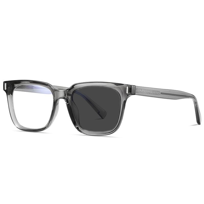Fashion Square Frame Anti Blue Ray Glasses Computer Phone Reading Eyewear Photochromic for Men and Women