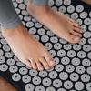 Acupressure Mat With Spikes + Pillow 130X50Cm Xxl For Massage, Black Rebel