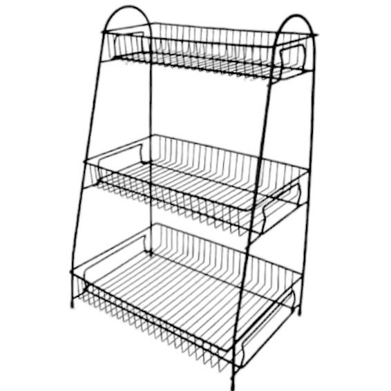 Stand Shelf Spice Organizer Metal Spice Box Black Organizer