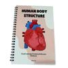 Interaktives Arbeitsbuch zur menschlichen Anatomie mit klaren Diagrammen und Platz für Notizen für ein effektives, umfassendes Studium