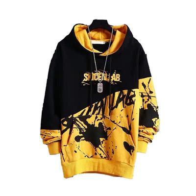 Men's Japanese Hip-Hop Trendy Loose Hoodie, Long-Sleeved Top for Spring & Summer