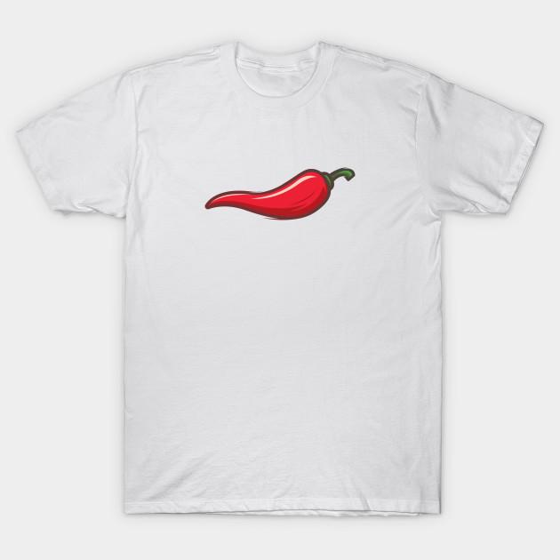 Unisex Fashion TShirt Pepper Print TShirt Plus Size XS-6XL T-Shirt 100%Cotton Tops O Neck Short Sleeve Tees