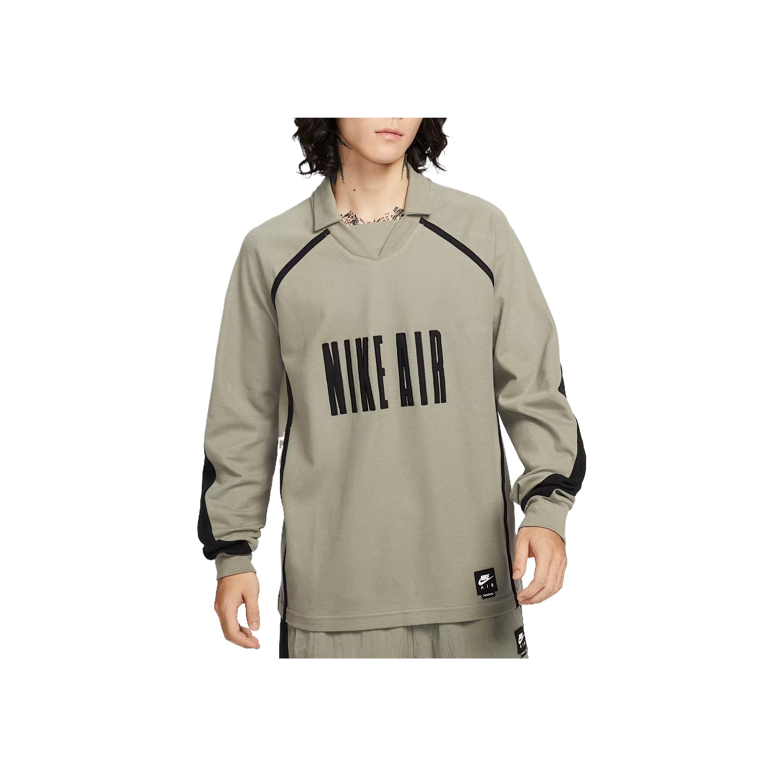 Nike Воздухопроницаемая, приятная к коже, удобная футболка с длинным рукавом для футбола, мужские топы HV1321-320 M
