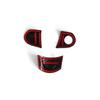 3Pcs For MINI COOPER R55 R56 R57 R58 R59 R60 R61 Steering Wheel Trim Panel Cover Decoration Sticker Car Accessories