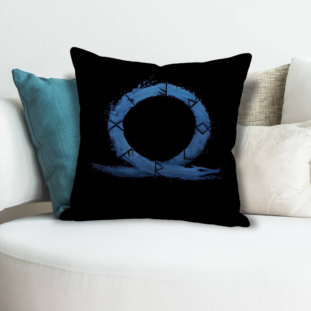 Game GGod of WWar Anime Celebrity Merchandise AllMatch Printed Pillow Case Sofa Car Office Room Decoration Protector