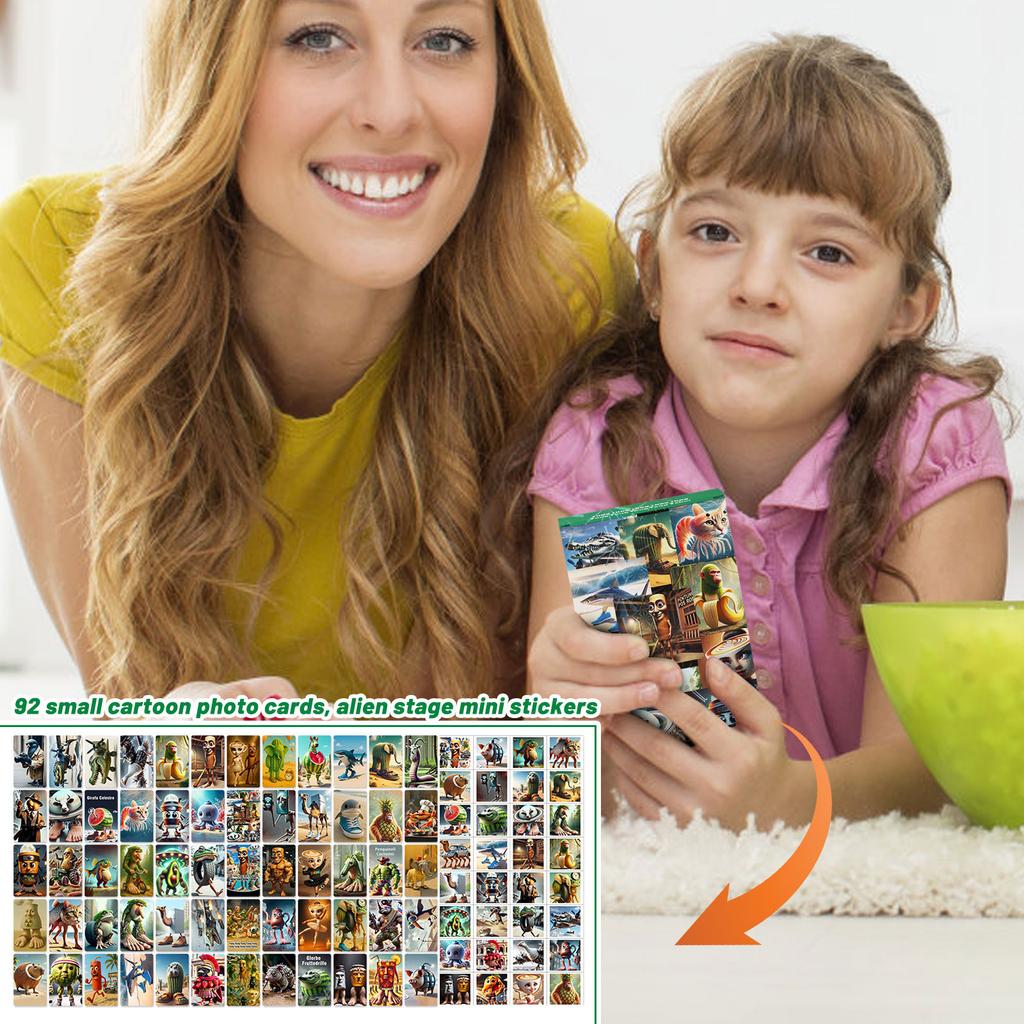 92 E-card Anime Photo Cards, Alien Stage  Stickers